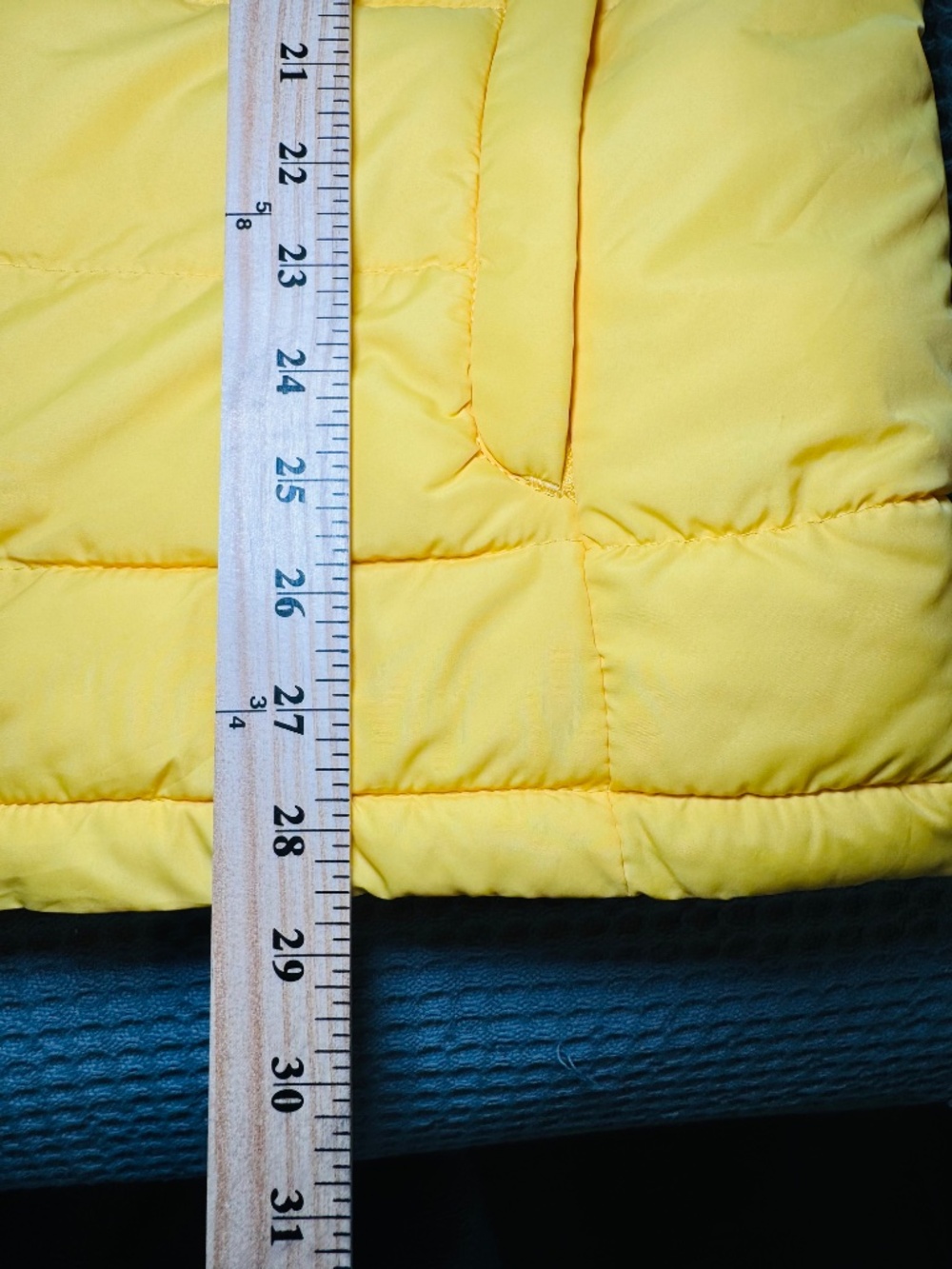 U.S. Polo Assn. Men's XL Puffer Vest Butter Yellow Quilted Midweight Zip New - Picture 11 of 12